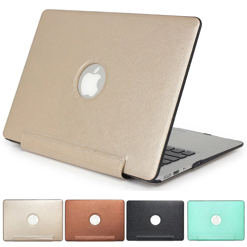 

2016 Popular Color PU Leather Laptop Case For Macbook Air Pro 13 11 12 15 Pro with Retina Protector Shell For Mac book 15.4 13.3