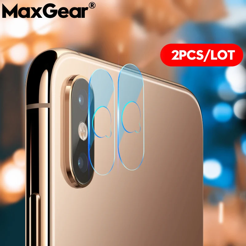 

MaxGear For iPhone XS X Xs Max 6.5 Camera Len Tempered Glass Protector Back Lens Film For Apple iPhoneX 10 XR Phone Accessories