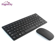 Mini Keyboard Mouse Combo Multimedia Wireless 2.4G Wireless Keyboard And Mouse Kit Keypad Ultra-Slim For Android IOS PC Laptop e 3lue k825 2 4g wireless keyboard mouse kit black