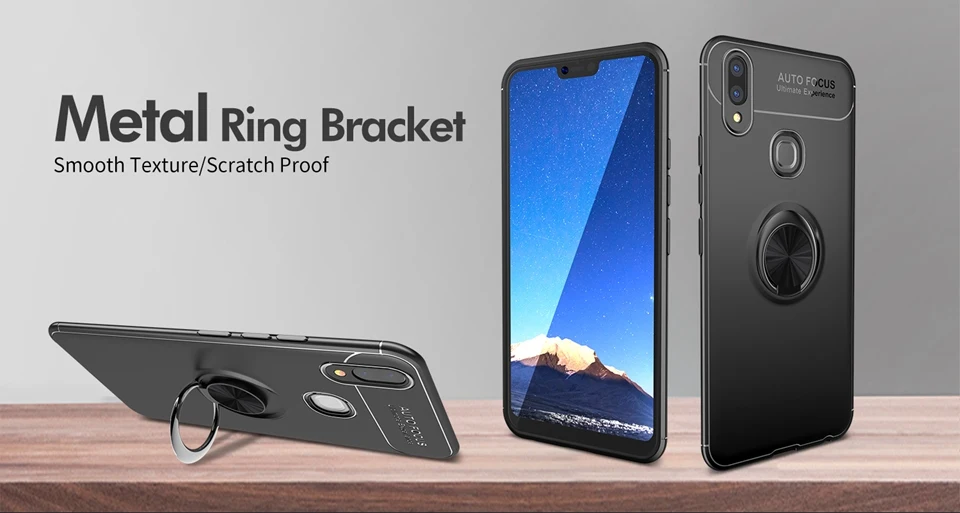 WHaY Case For Vivo V9 360 TPU Degree Finger Ring  Holder Car Magnet Phone Cover For Vivo Nex V11 Pro V9 S Vivo V9 Nex S Coque   (15)
