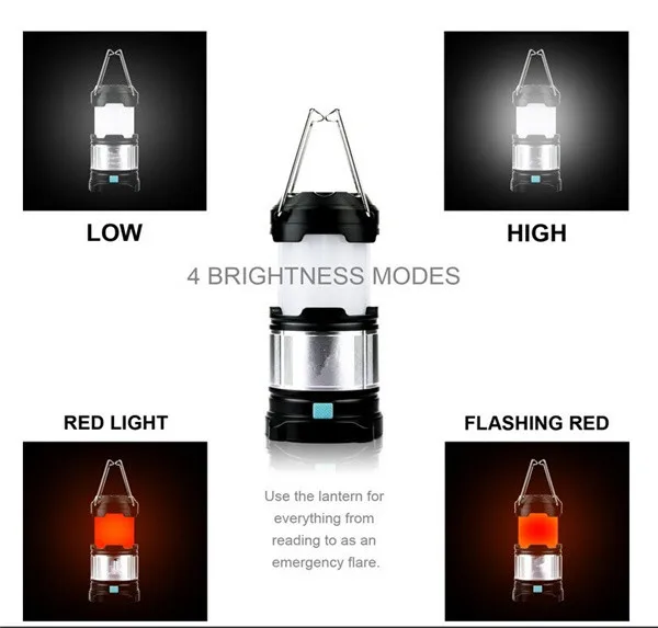 Rechargeable LED Camping Lantern Flashlights (9)