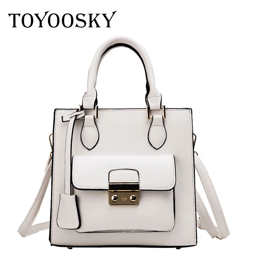 

TOYOOSKY Fashion Luxury Women Handbag PU Leather Shoulder Bags Lady Large Capacity Crossbody Hand Bag Sac A Main