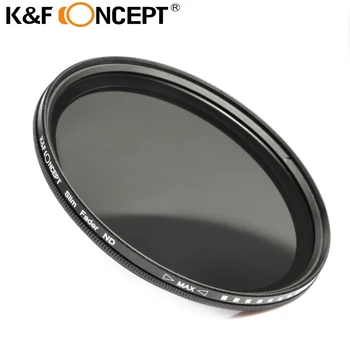 

K&F CONCEPT 58mm ND Filter Fader Neutral Density Adjustable ND2 to ND400 Variable Filter for Canon for all 58mm DSLR Camera Lens