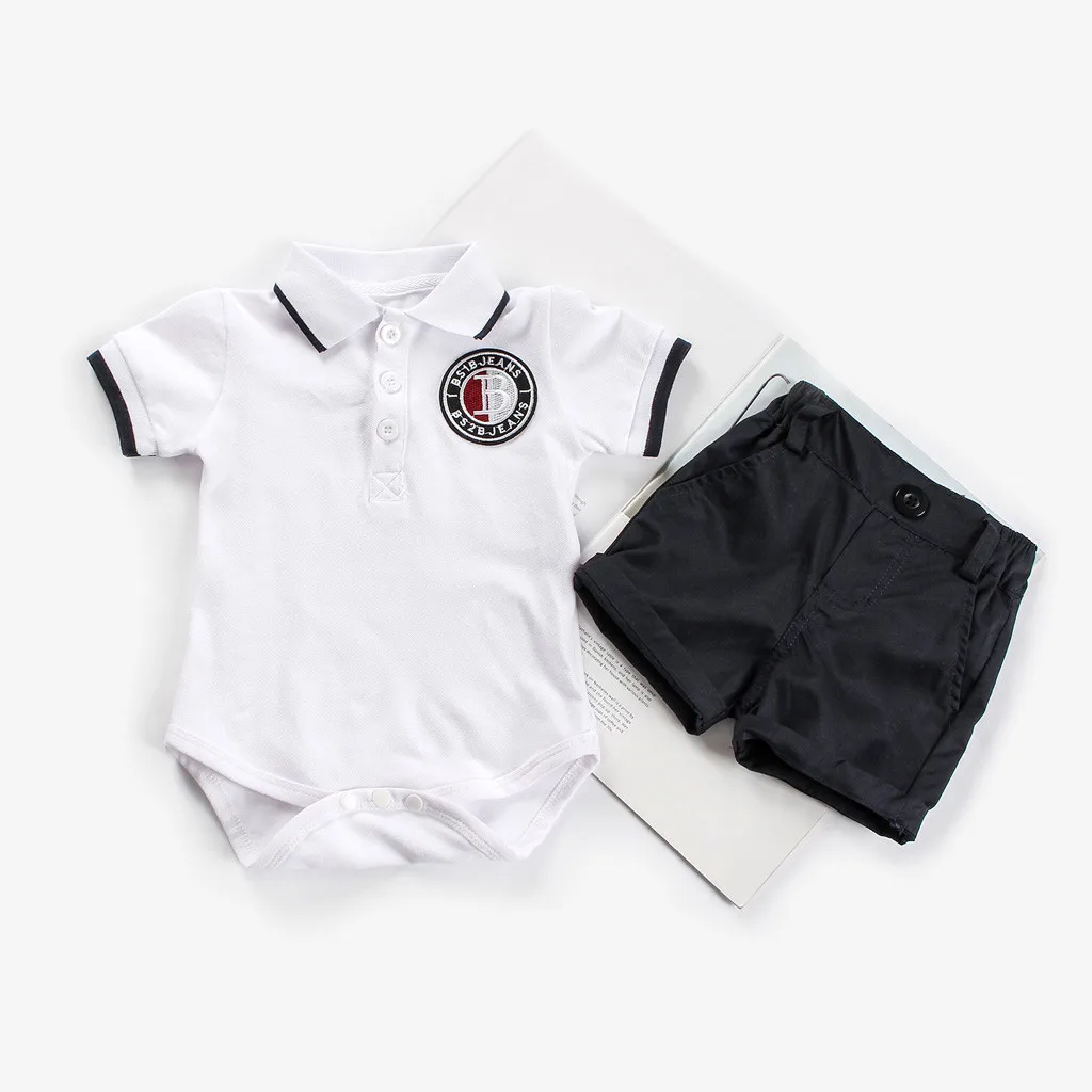 Одежда для малышей; одежда для первого дня рождения; костюмы для мальчиков в джентльменском стиле; боди с короткими рукавами; комбинезон; рубашка+ комплект шорт для маленьких мальчиков