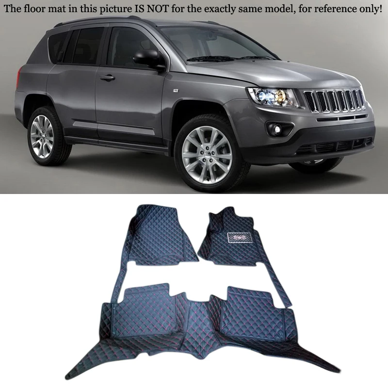 For Jeep Compass 2011 2016 Interior Accessories Floor Mats Carpets Foot