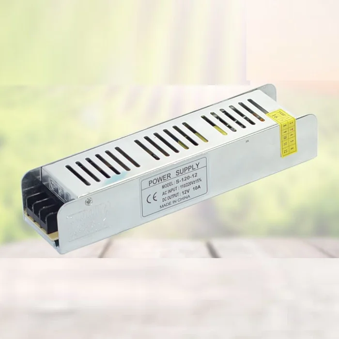 

12V10A switching power supply 120W long small volume LED lamp box advertising module luminous character power transformer