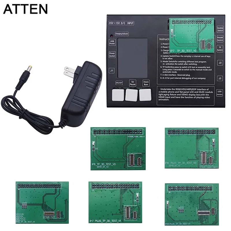 

ATTEN LCD display & Digitizer Touch screen panel Tester test board for iphone 6S 6S plus 7 7plus 8 8plus Touch Screen Tester Box