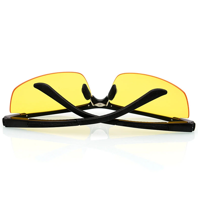 Новые мужские поляризованные очки ночного видения с желтыми линзами антибликовые Модные солнцезащитные очки для вождения oculos de visao noturna 9530