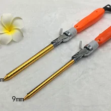 Профессиональная машинка для стрижки волос бигуди диаметром 9 мм, 13 мм золотистый керамические трубки, щипцы для завивки волос напряжение 110 v-240 v