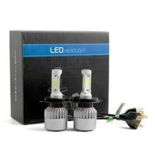 H4 110 Вт 16000lm светодиодные фары Conversion Kit Светодиодная лампа для авто свет лампы светодиодные огни автомобиля 12 В Универсальный 6000 К сигнальные лампы