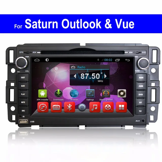 2 Din Android Car Dvd Player With Gps Navigation For Saturn Outlook 2 Din Android Car Dvd Player With Gps Navigation For Saturn Outlook Stereo Bluetooth Usb Mp3 Tv Wifi Pc Vue Radio
