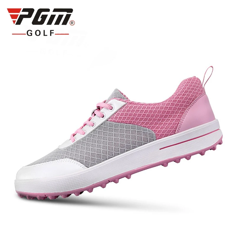 2019 Pgm النساء حذاء جولف المرأة شبكة صافي تنفس جولف تنس رياضية الدانتيل يصل المضادة للانزلاق خفيفة الوزن الأحذية B2855