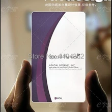 Визитная карточка по индицидуальному заказу печать пластиковые прозрачные/белые чернила ПВХ визитная карточка односторонний принт 500 шт./партия №