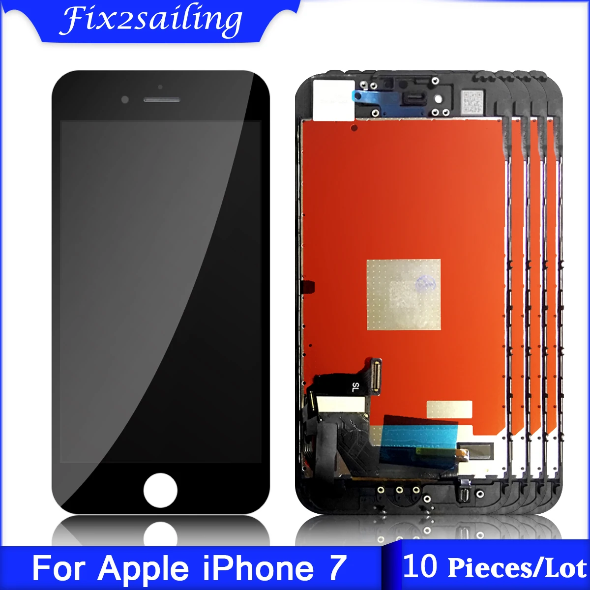 10 шт./лот AAA+++ качественный ЖК-дисплей для iPhone 7 7Plus+ сенсорный экран