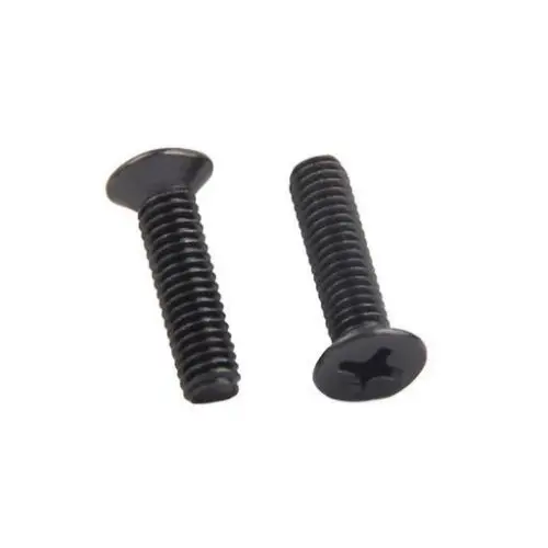 Винт с плоской головкой Phillips черный M1.2/M1.4/M1.7 из легированной стали 100 шт. M1.4 x 3 5