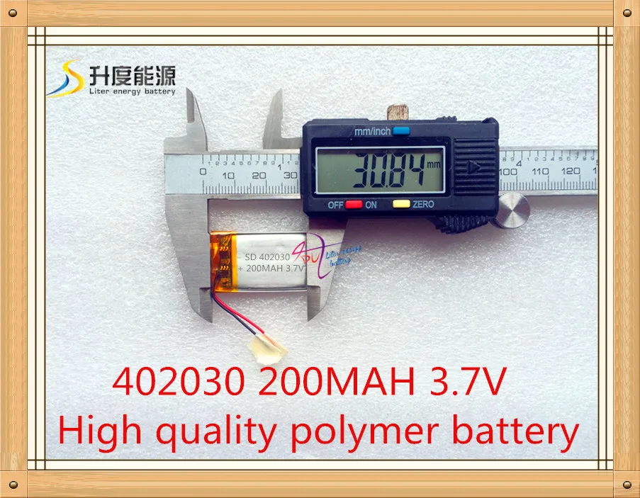 Литиевая батарея 3,7 V литий-полимерный аккумулятор 042030 402030 200 мА/ч, MP3 MP4 MP5