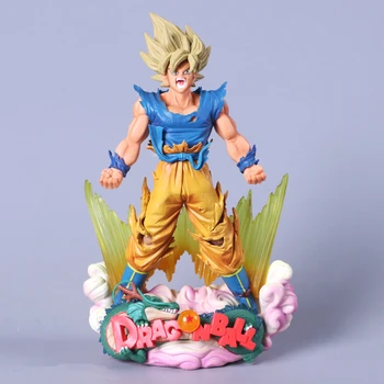 

Anime Dragon Ball Z MSP Master Stars Piece Super Saiyan The Son Goku PVC Action Figure Collectible Model Toys Doll 24CM