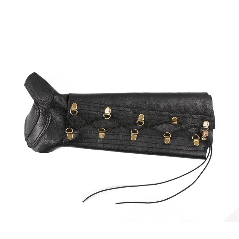 

Outdoor Archery Bow Target Arm Guard Leather Bracers Robin Hood Armband Arm Guard Protector