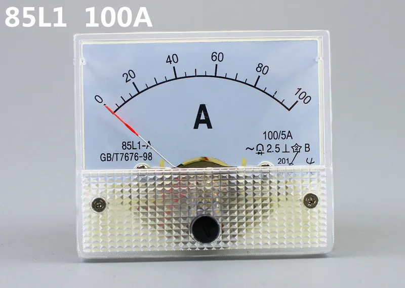 AC Analog Meter Panel 100A AMP Current Ammeters 85L1 0 100A Gaugein