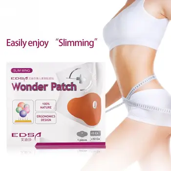 

5pcs/Bag Lazy Weight Loss Sticker Wonder Patch Belly Fat Burning Patches Stomach Abdomen Body Slimming Fat Reducer Navel Sticker