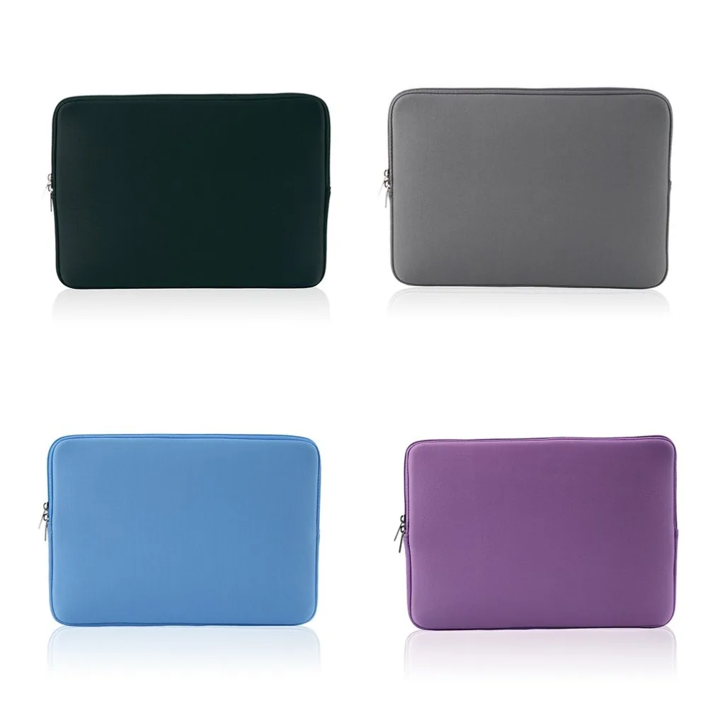 

11 13 14 15 15.6" inch Black Notebook Zipper Bag Sleeve Waterproof Case for Macbook Mac Air for ASUS Laptop Tablet Computer