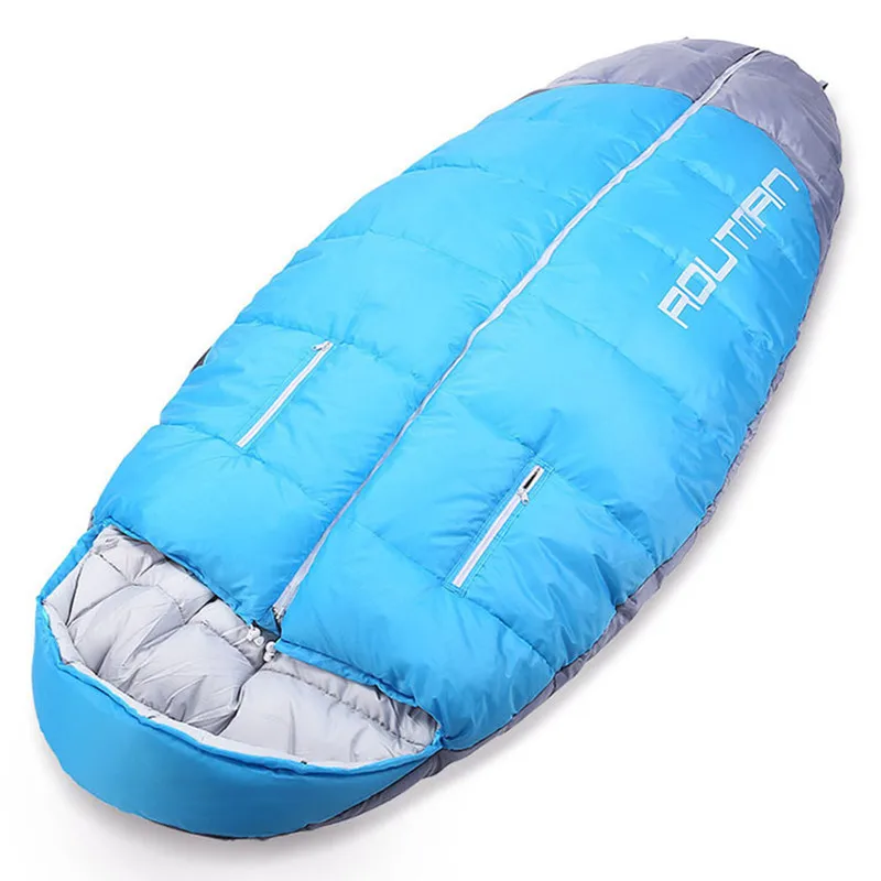 Large Size 210*100cm Adult Outdoor Camping Hiking Trekking Sleeping Bag Ultralight Keep Warm Envelope Type Winter Lazy Bag Large Size 210*100cm Adult Outdoor Camping Hiking Trekking Sleeping Bag Ultralight Keep Warm Envelope Type Winter Lazy Bag