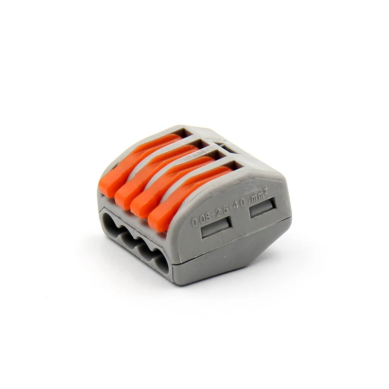 

10pcs PCT-214 4Pin Universal Compact Fast Wire Wiring Connector mini wire connector Conductors Terminal Block