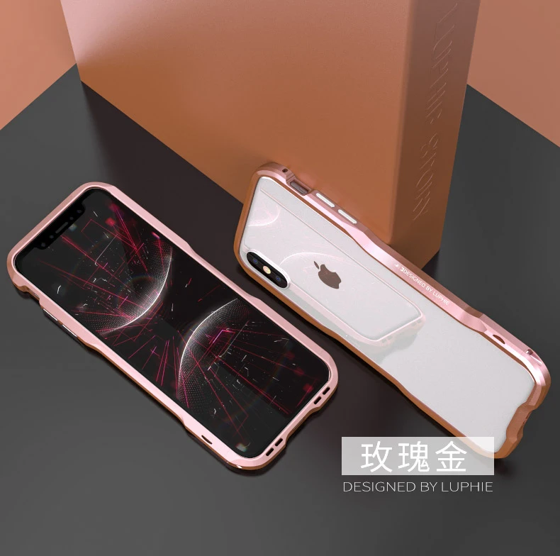 iphone 13 pro max cover Luxury Metal Bumper Case for iPhone 11 13 Pro Max XS 12 Mini XR 7 8 Plus SE2020 Aluminium Alloy Frame Strong Double Color Cover iphone 13 pro max case clear