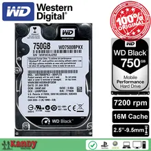 Western Digital WD Black 750GB hdd 2.5 SATA disco duro laptop internal sabit hard disk drive interno hd notebook harddisk disque