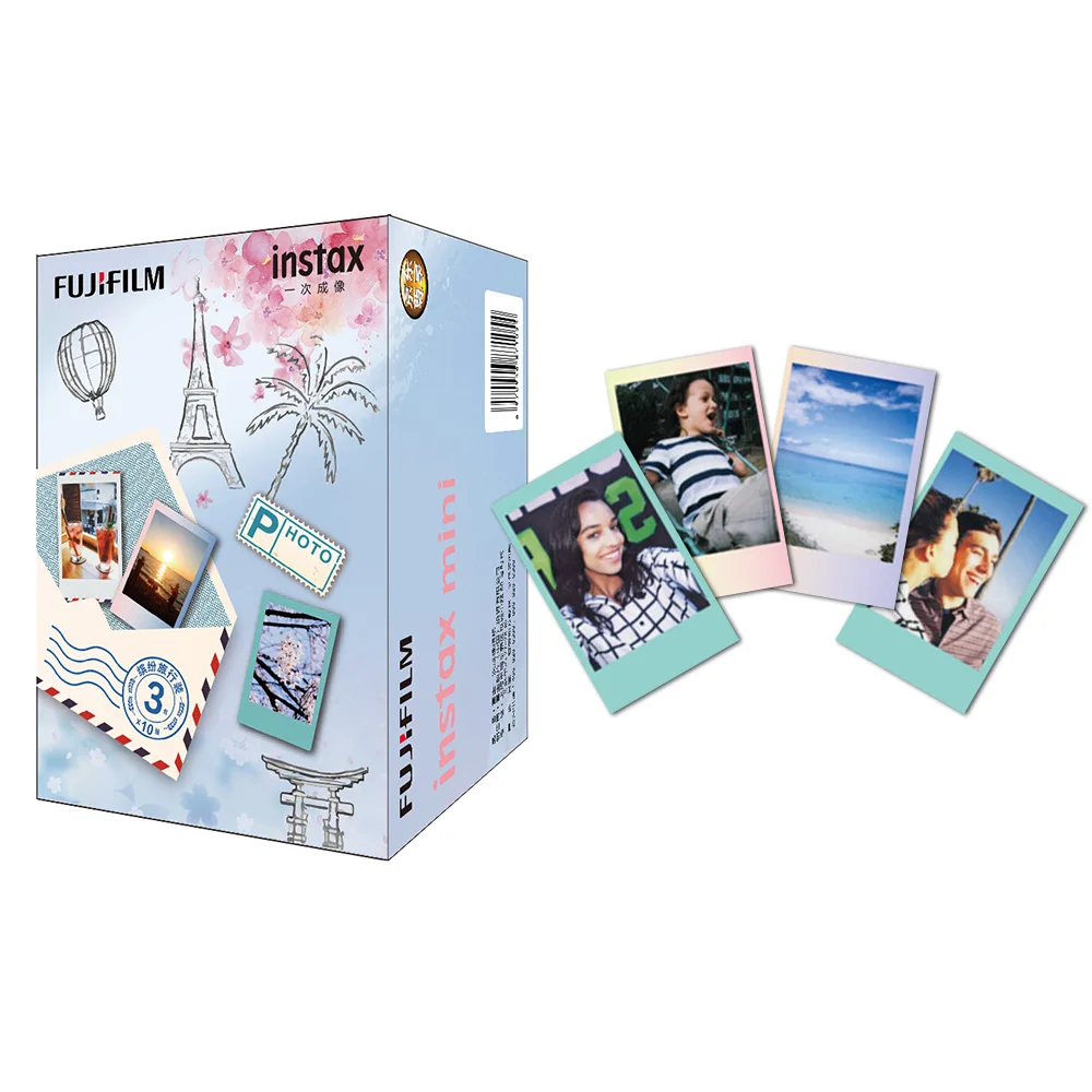 30 листов Fujifilm Instax Mini камера мгновенная пленка фотобумага для Fujifilm Instax Mini 9/8/7 s/25/50 s/70 для смартфона принтера