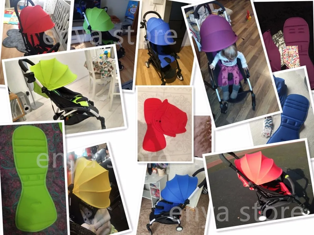 Seat Liner Mattress Pad Cushion for Baby Yoya 165 Angle Lay Down Stroller Yoyo Textile Canopy Sun Visor Stroller Accessories baby stroller accessories outdoor