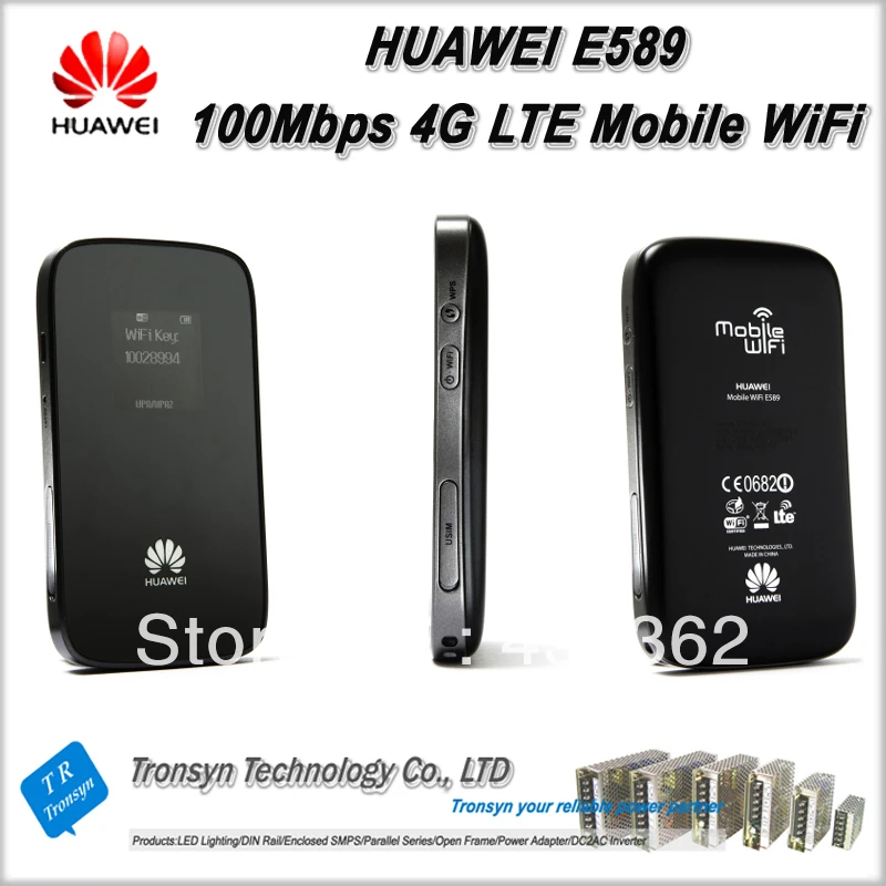 Разблокировка LTE FDD 100 Мбит/с Huawei E589 портативный 4G беспроводной маршрутизатор с сим-картой слот и 4G LTE беспроводной маршрутизатор