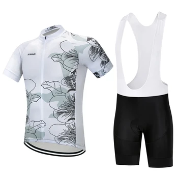 

SUSHAN 100% Polyester Atmungs Radtrikot Set Mountian Fahrrad Sportswear Bike Kleidung Maillot Ropa Ciclismo Radfahren Set