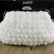 Клатчи на каждый день в настоящей раме, сумки-клатчи, женские сумки известных брендов Bolsa Feminina,, вечерняя сумочка с жемчугом