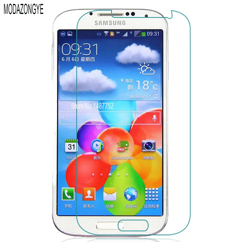 2 шт для закаленного стекла Samsung Galaxy S4 Защита экрана I9500 I9505 GT-i9500 Защитная пленка |