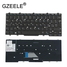 GZEELE новая клавиатура для ноутбука Dell Latitude 3340 E3340 7350 E5450 E7450 5450 7450 итальянская версия без рамки