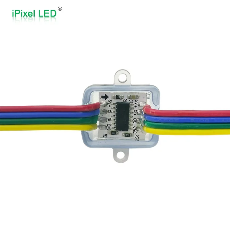 WS2801 UCS1903 WS2811 TM1914outdoor квадрата rgb пикселей водить 12 мм