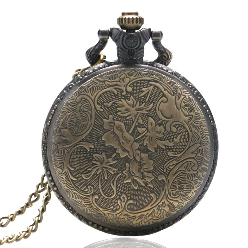 Новое прозрачное стекло антикварная Эйфелева башня Римский номер кварцевые карманные часы ожерелье кулон женские мужские часы подарок P191