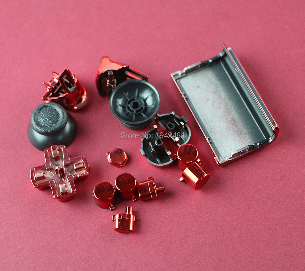 OCGAME 2 компл./лот с покрытием CUH ZCT2 JDM 040 аналоговые стики Dpad R1 L1 R2 L2 хромированные