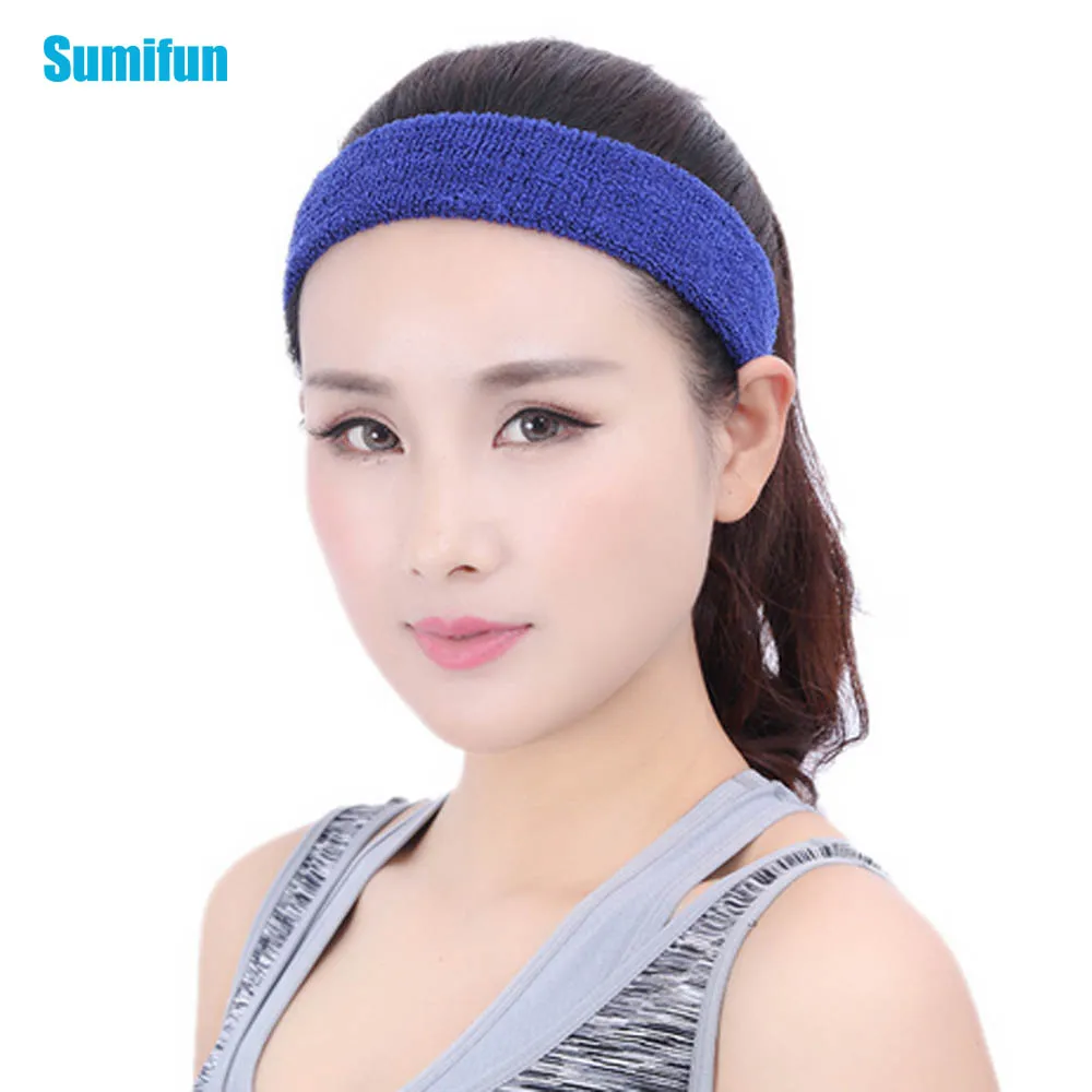 Sports Sweat Lady Headband Women's Cotton Yoga Headband Bright Colors