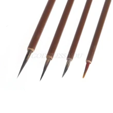 Чернильная кисть для китайского рисования, акварельная живопись, барсук, искусство, ремесло, подарок, кисти, ручка, коричневая ручка, Китайская каллиграфия