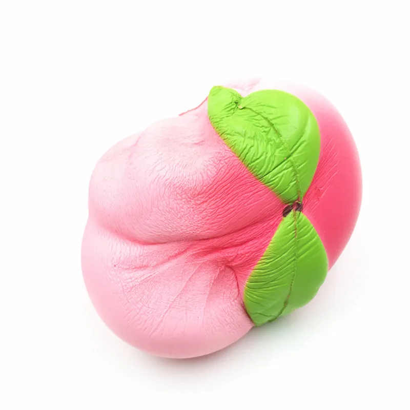 Jumbo Peach снятие стресса 10 см медленно поднимающаяся мягкая фруктовая коллекция подарок украшение Антистресс игрушка для детей розовый желтый цвета