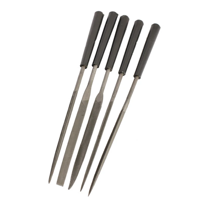 

5pcs 3*140mm Needle Files Sets Metal File Hand File for Wood Carving Craft PAK55