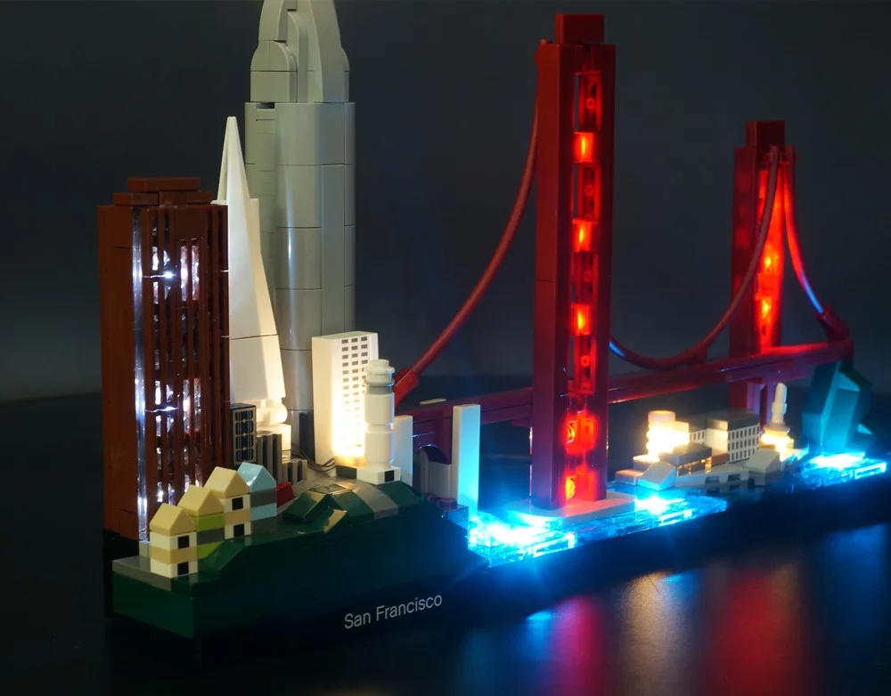 Kyglaring Led Light Up Kit для 21043 architecture San Francisco Light Set(не включает модель