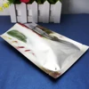 100pcs Silver Plating Aluminum Foil Flat Bags - Top Open Food Grade Heat Sealing Aluminized Plastic Pouch Powder / Sauce Package 2