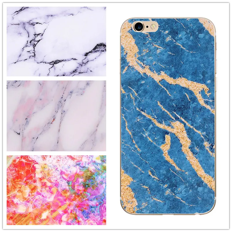 

Luxury Stone Case For iphone 8 Case Soft Silicon Cover for iPhone X XS 7Plus 8plus 6 6s 5 5s se Cover Funda Soft Marble Shell