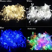 10M Waterproof AC 220V 80 LED holiday String lights for Christmas Festival Party Fairy Colorful Xmas LED String Lights