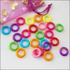 80Pcs Mixed Plastic Acrylic Round Circle Spacer Beads Charms 14mm ► Photo 2/4