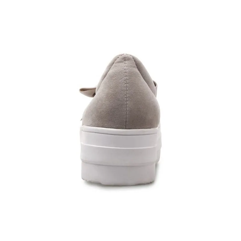 noir Bout Nubuck Chaussures Femmes Vacances Lebaluka 31 Doux Printemps Taille 2019 Casual Rond Beige Appartements gris Bowknot 43 Mode qT1AwxvX