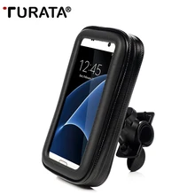 TURATA Универсальный 360 Вращающийся водонепроницаемый велосипед держатель для мобильного телефона для iphone 6 7 Plus samsung S7 S8 3,5-5,5 дюймов